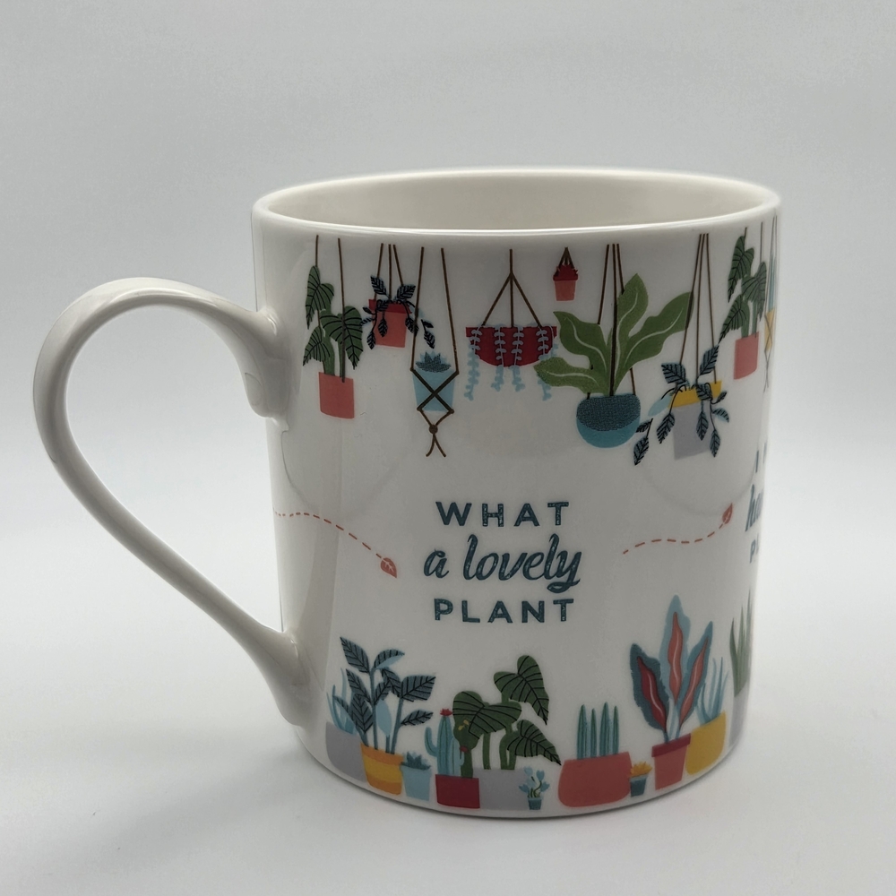Ginger Fox Plant Addict Colorful Design Coffee Mug What A Lovely Plant